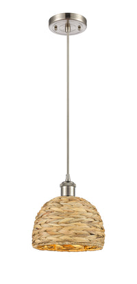 Ballston Mini Pendant Antique Brass Woven