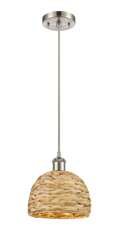 Ballston Mini Pendant Antique Brass Woven