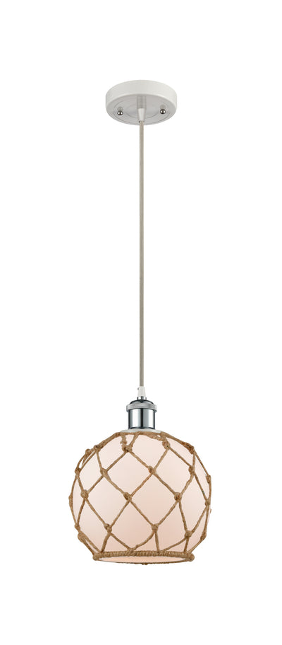 Ballston Mini Pendant Cast Brass 8 Inch