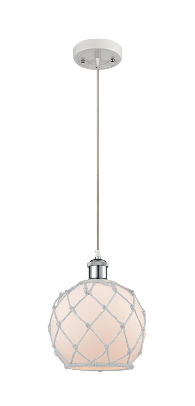 Ballston Mini Pendant Antique Brass 8 Inch