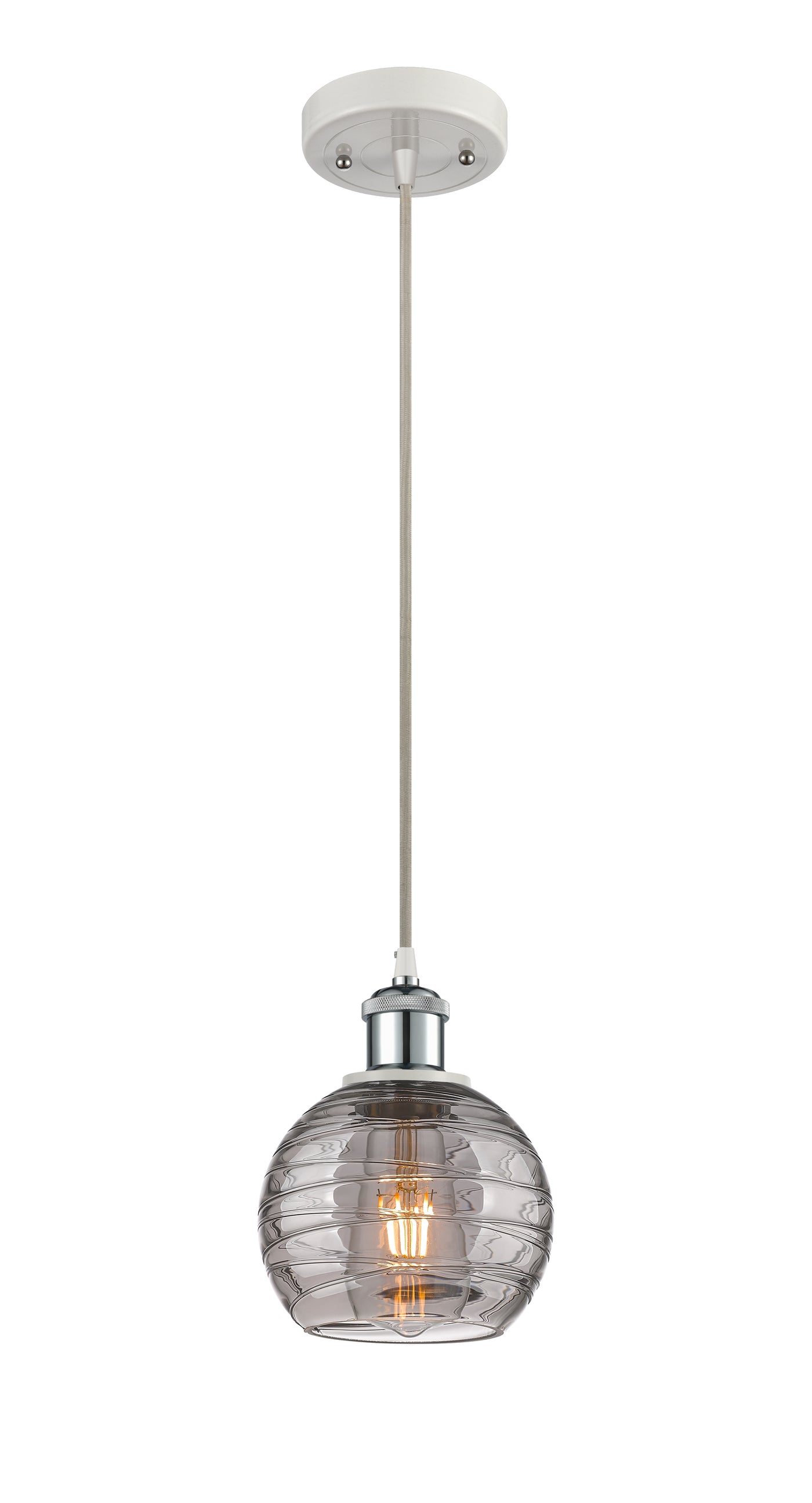 Ballston Mini Pendant Antique Brass Finish