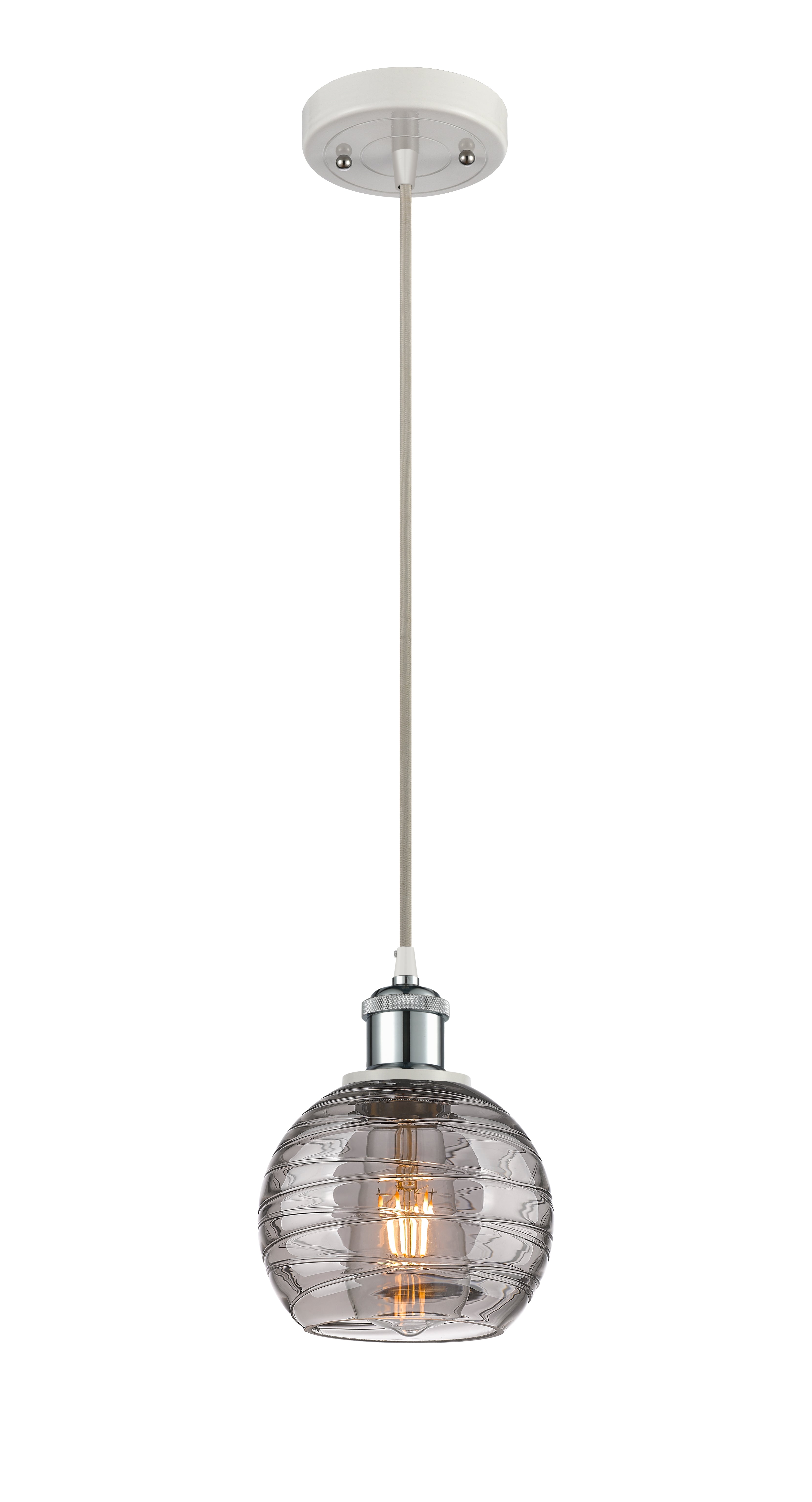 Ballston Mini Pendant Antique Brass Finish