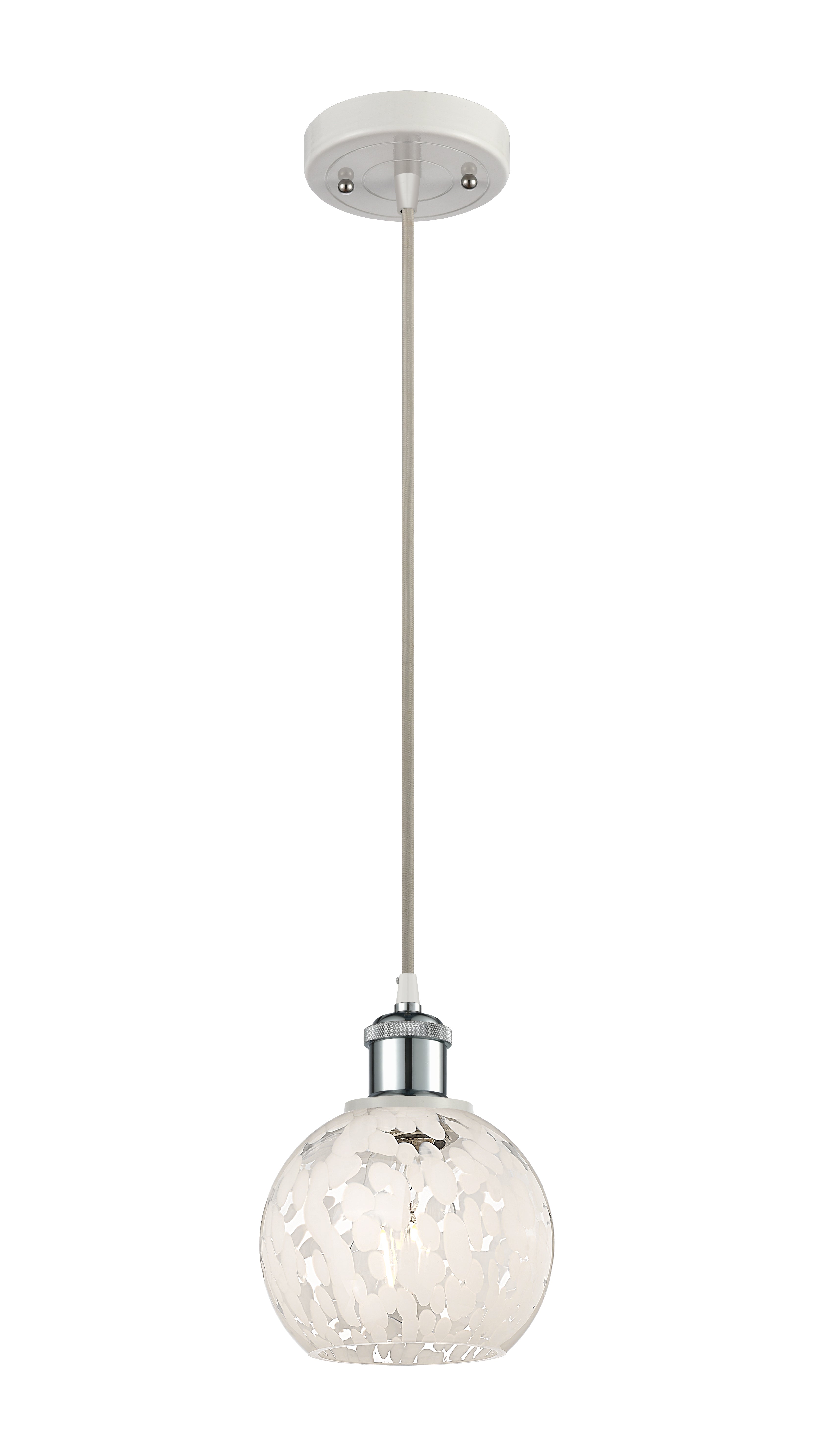 Ballston Mini Pendant Antique Brass 8 Inch