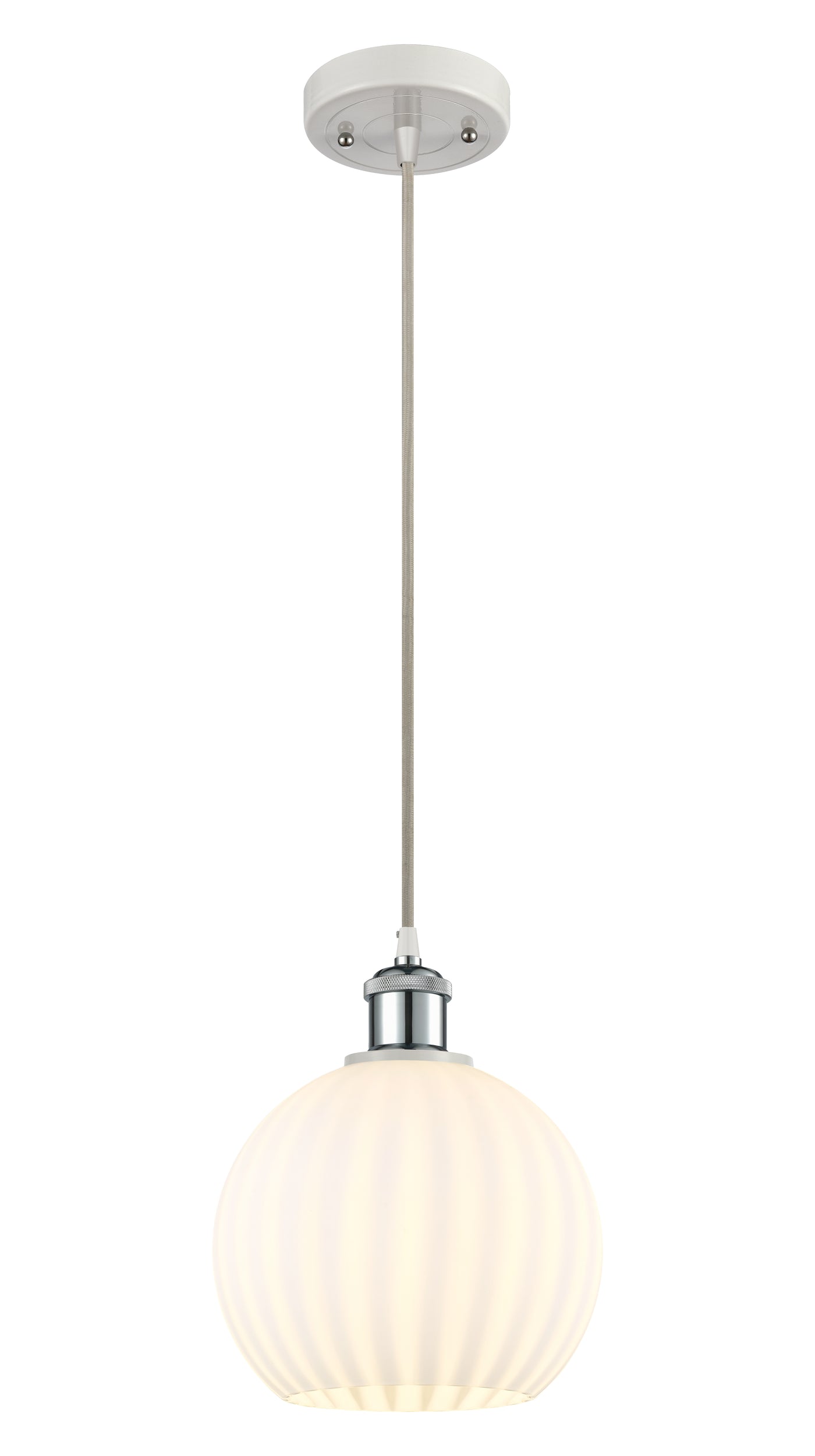Ballston Mini Pendant Antique Brass 8 Inch