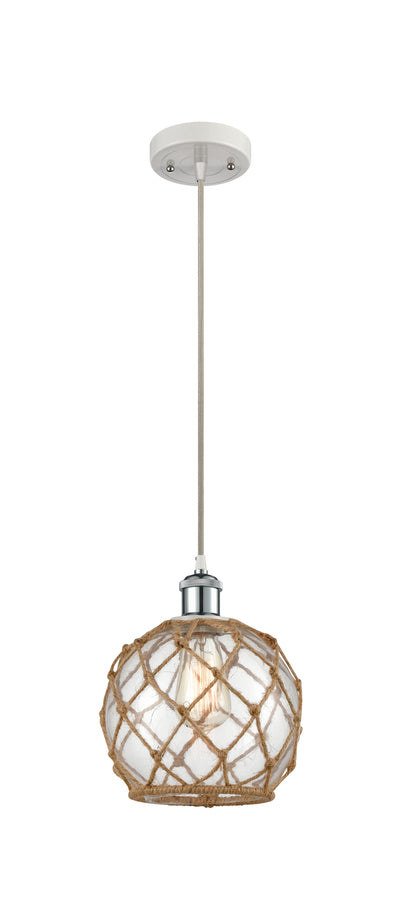 Ballston Mini Pendant Cast Brass 8 Inch
