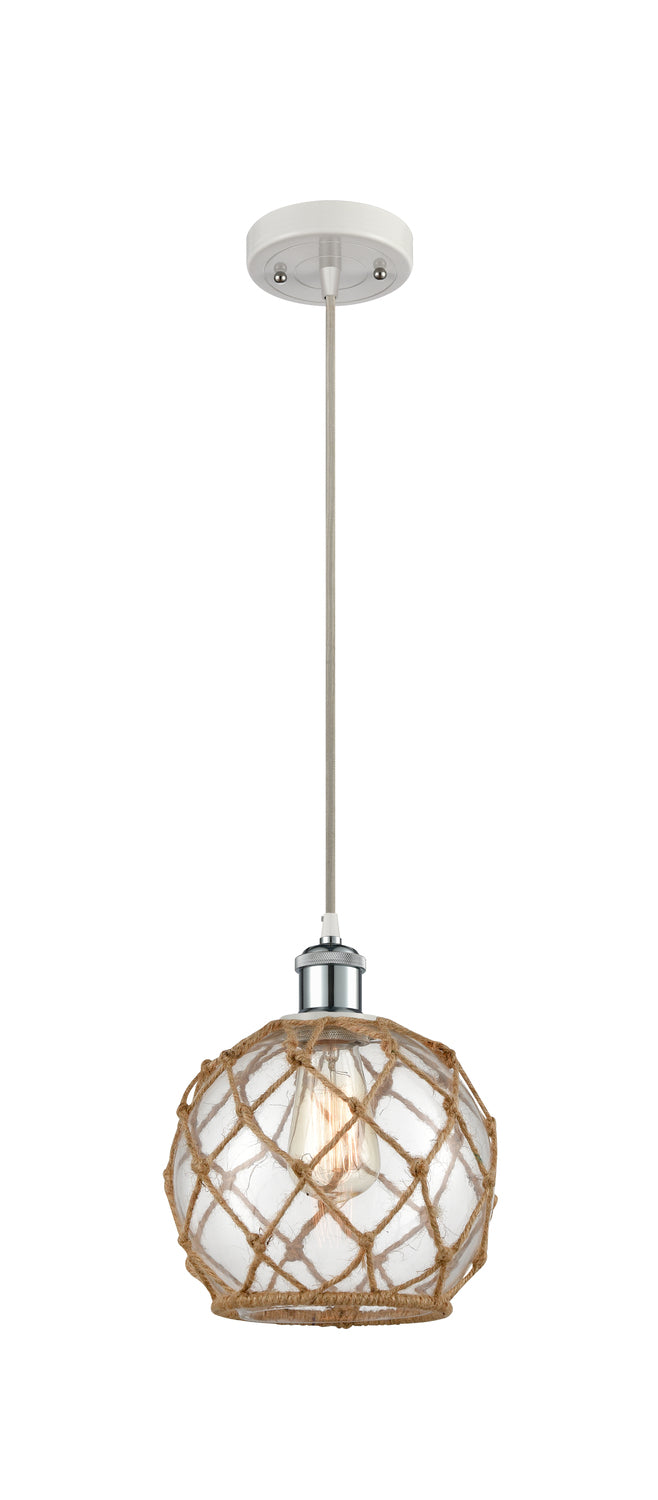 Ballston Mini Pendant Cast Brass 8 Inch