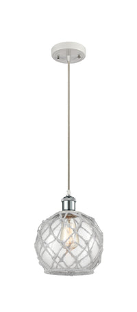 Ballston Mini Pendant Antique Brass 8 Inch