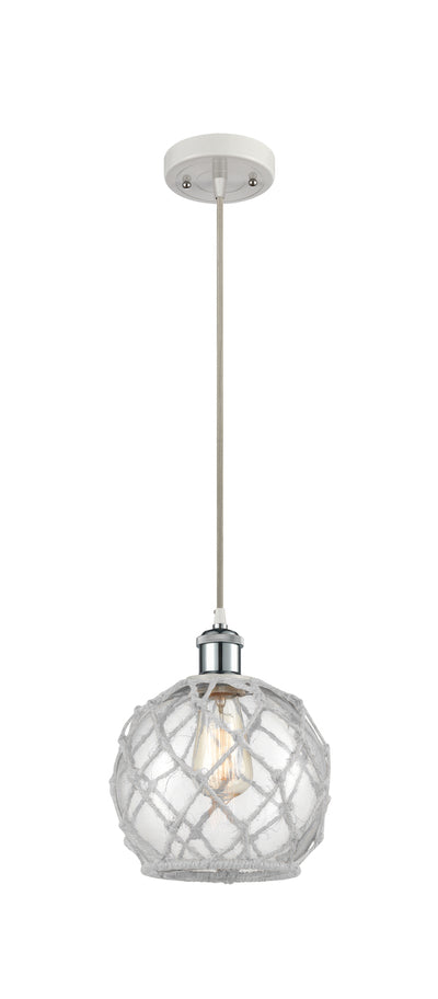 Ballston Mini Pendant Antique Brass 8 Inch