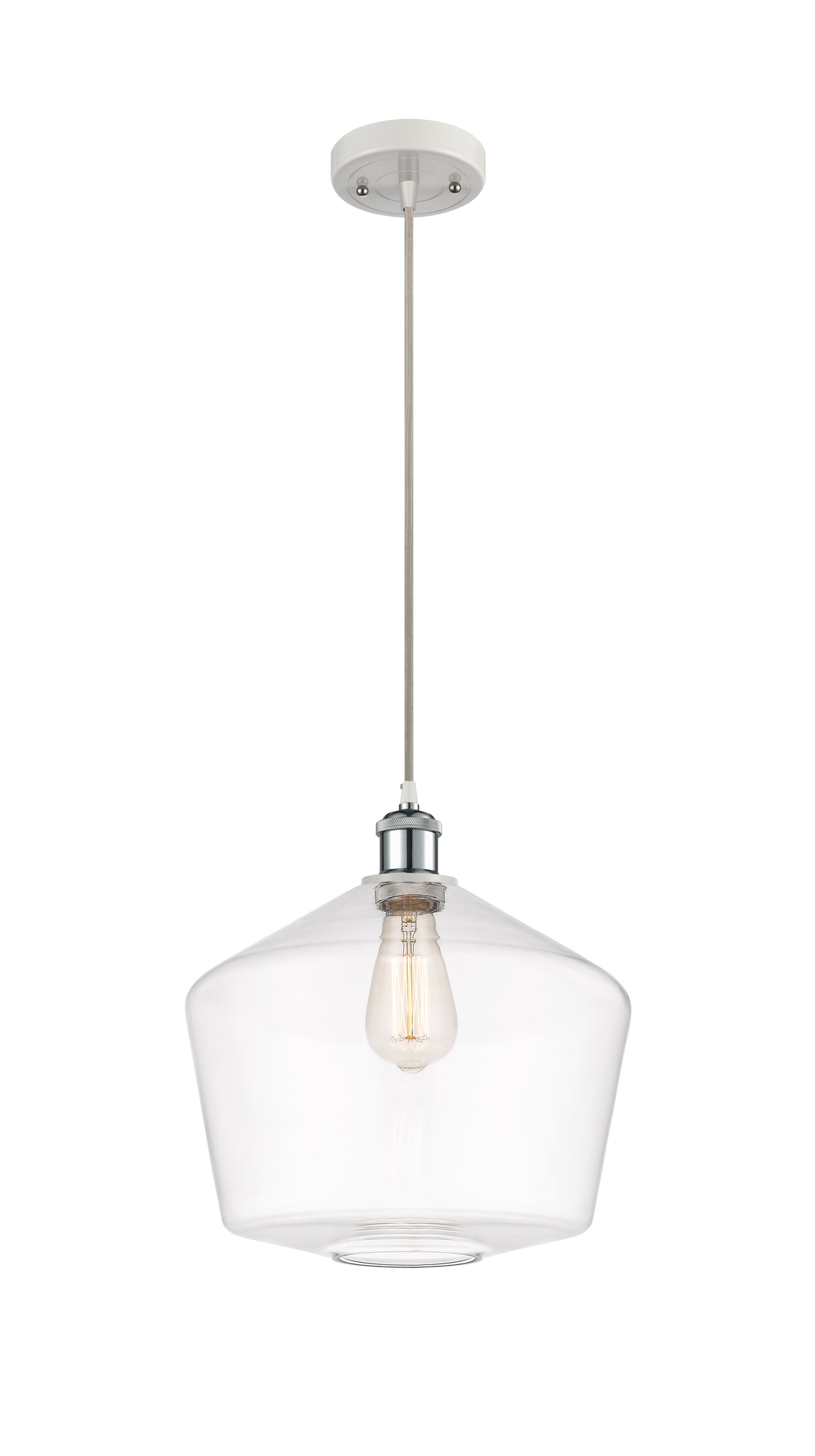 Ballston Mini Pendant Antique Brass 12 Inch