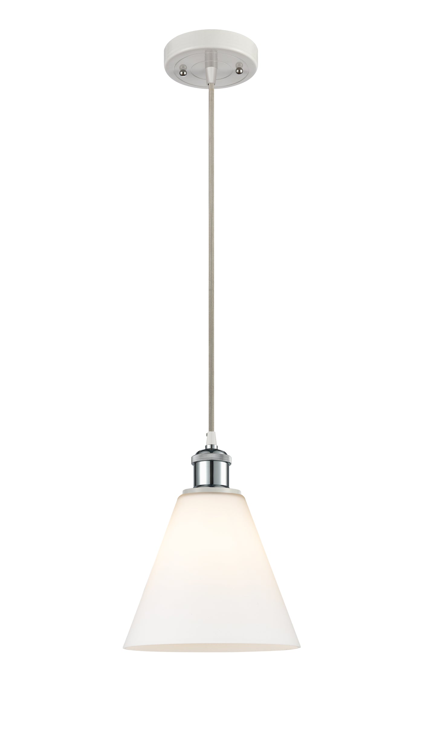 Ballston Mini Pendant 8 Inch Antique Brass