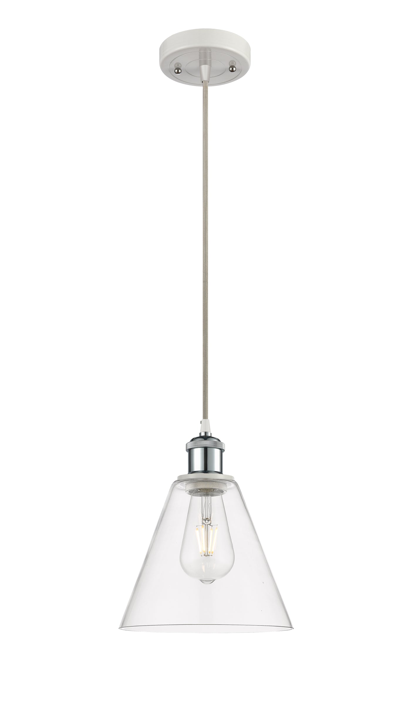 Ballston Mini Pendant Antique Brass Glass