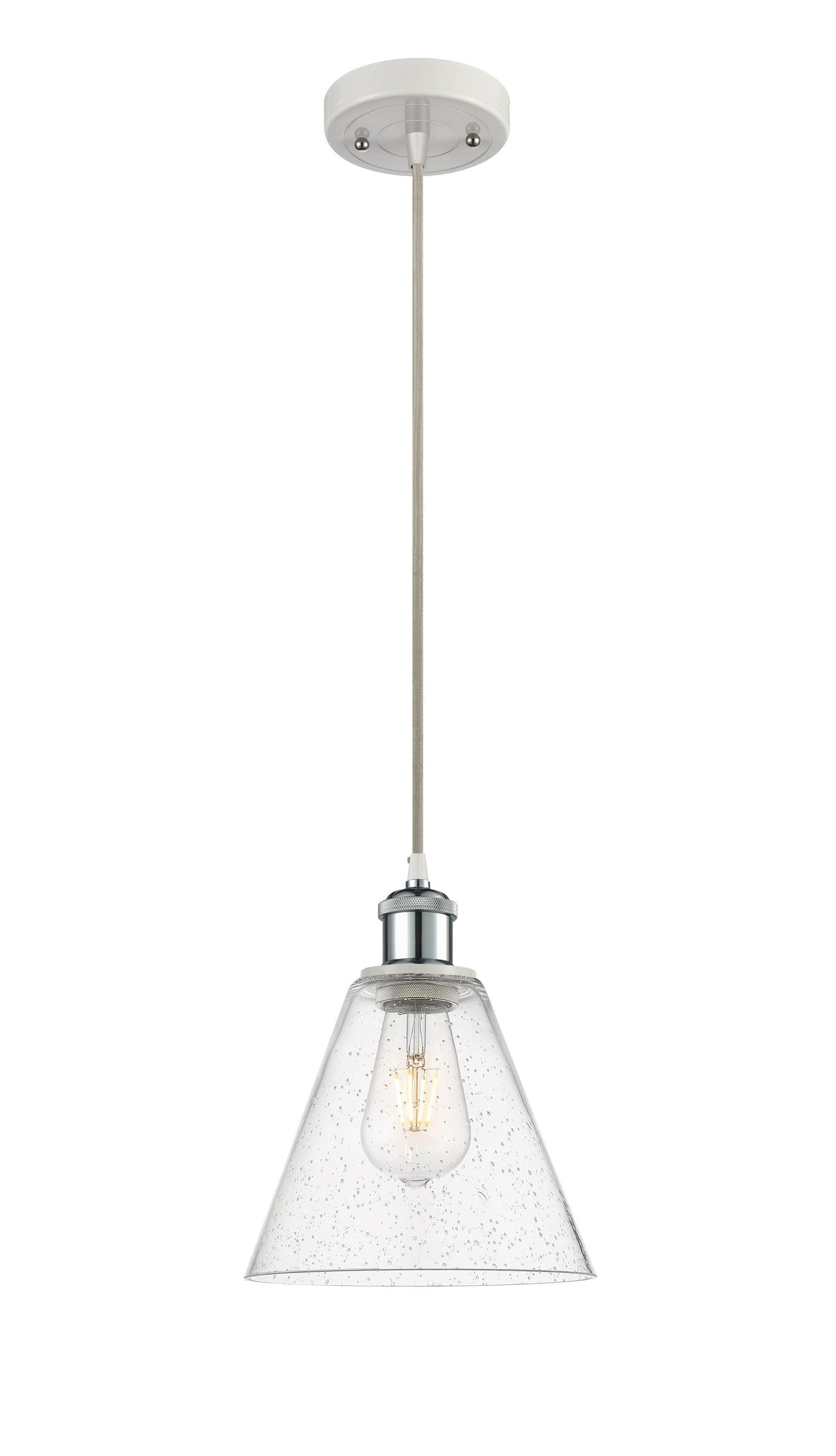 Ballston Mini Pendant Antique Brass Glass