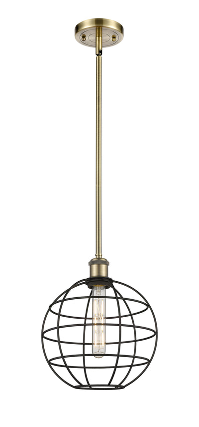 Ballston Mini Pendant Antique Brass 10 Inch
