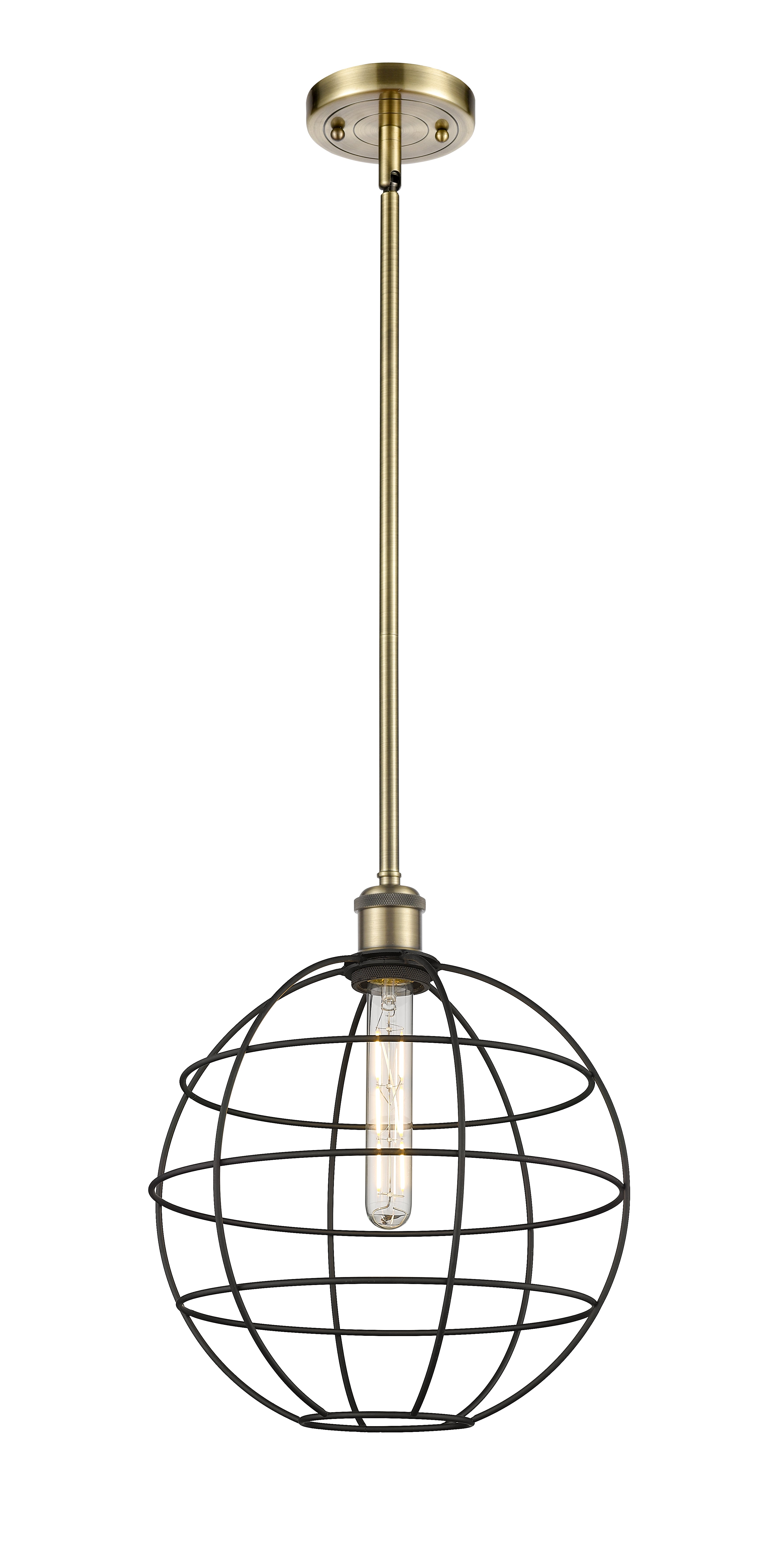 Ballston Mini Pendant Antique Brass