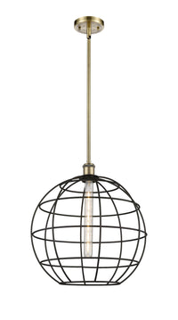 Ballston Mini Pendant Antique Brass Finish