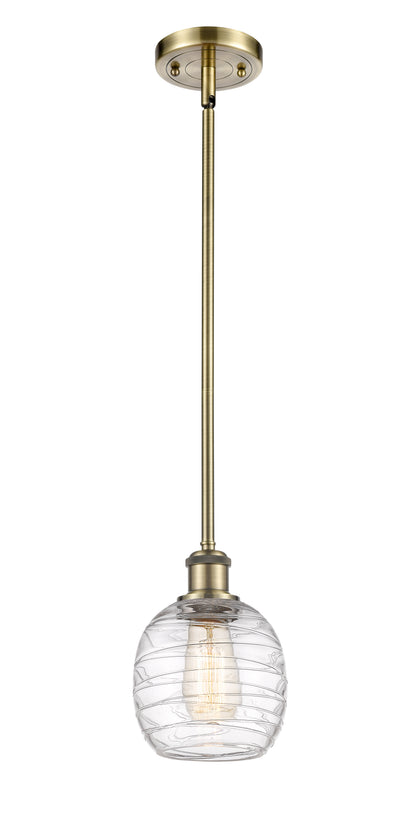 Ballston Mini Pendant Antique Brass Finish