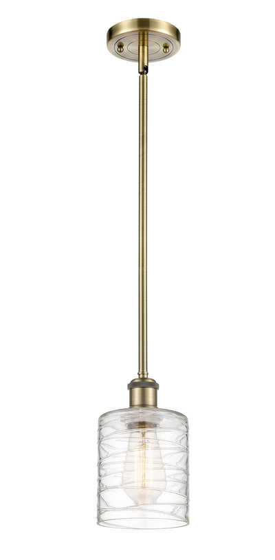Ballston Mini Pendant Antique Brass Finish