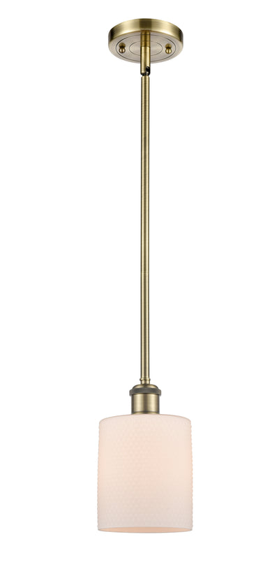 Ballston Mini Pendant Antique Brass Finish