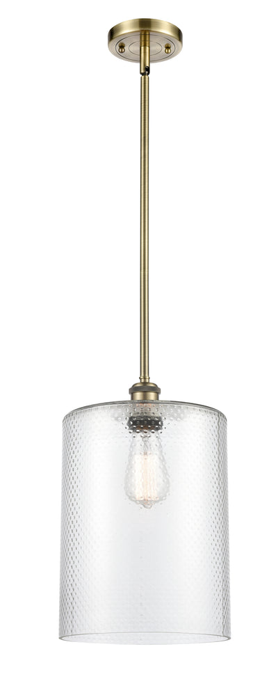 Ballston Mini Pendant Antique Brass Finish