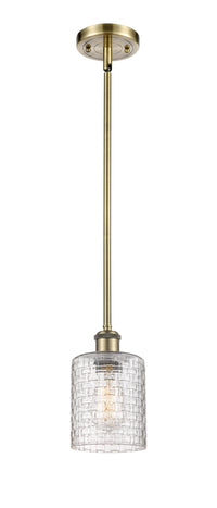 Ballston Mini Pendant Antique Brass Finish
