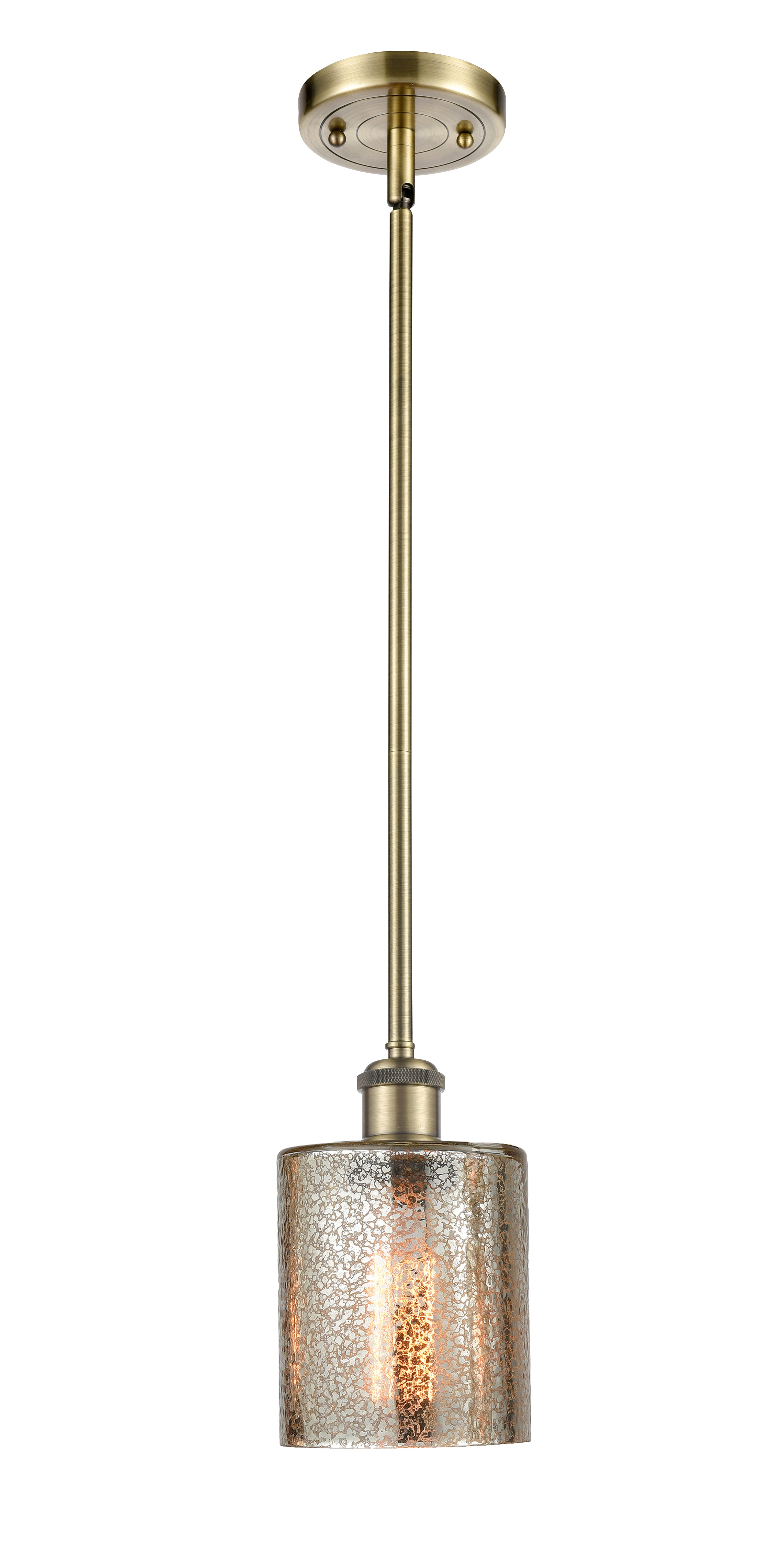 Ballston Mini Pendant Antique Brass Finish