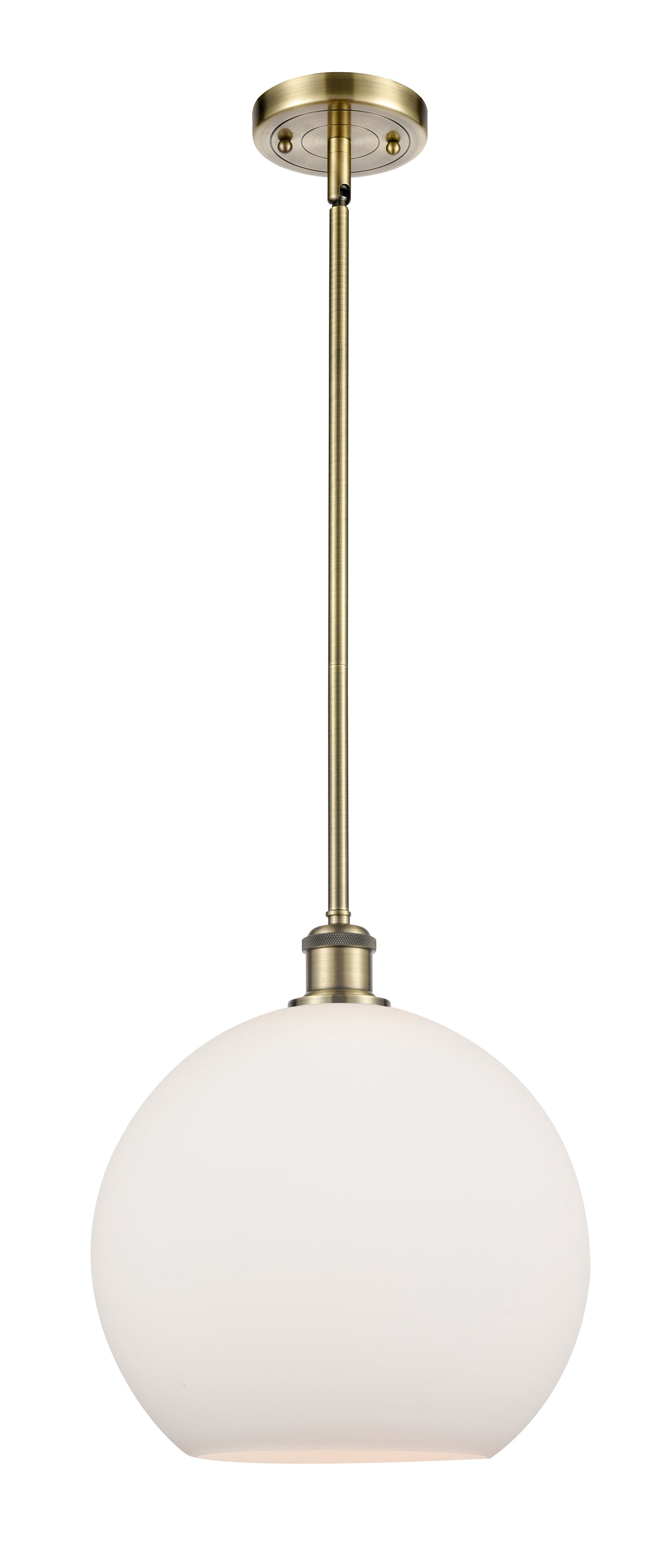 Ballston Mini Pendant Antique Brass Finish
