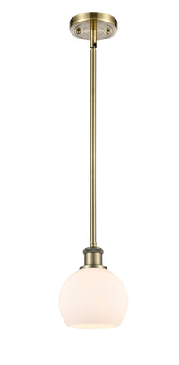 Ballston Mini Pendant Antique Brass Finish