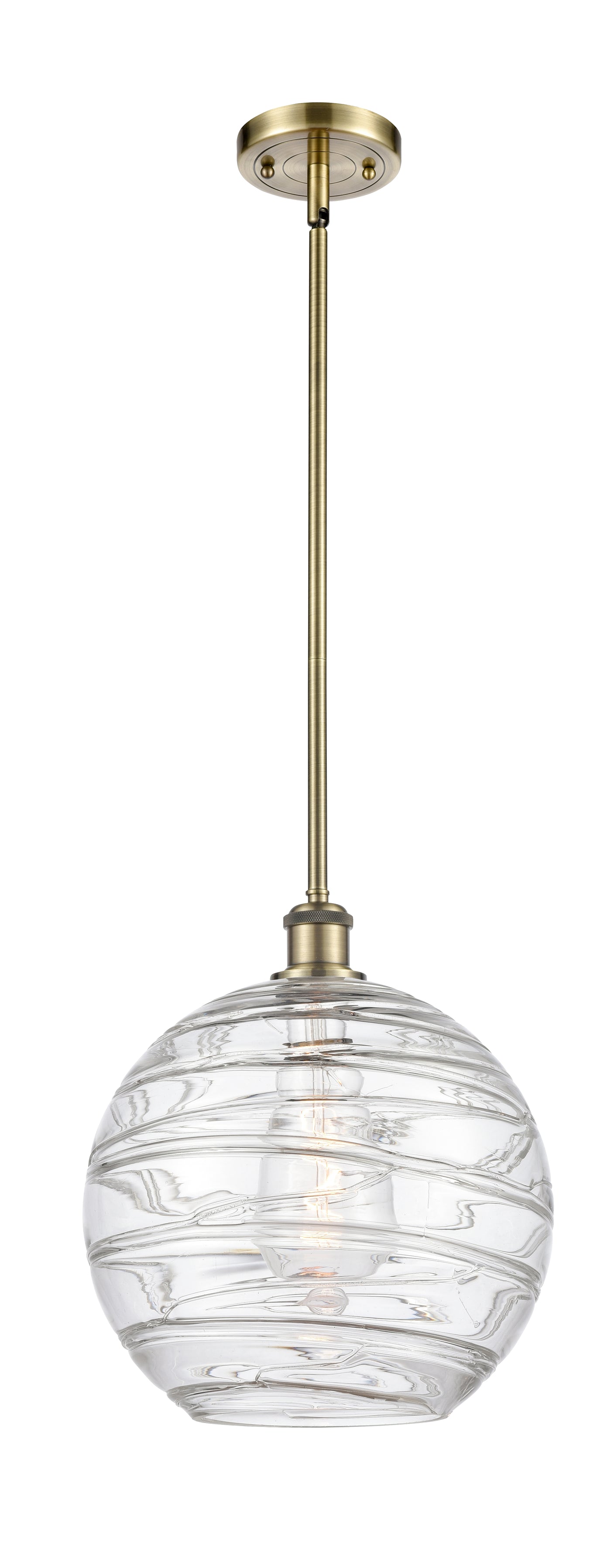 Ballston Mini Pendant Antique Brass Finish