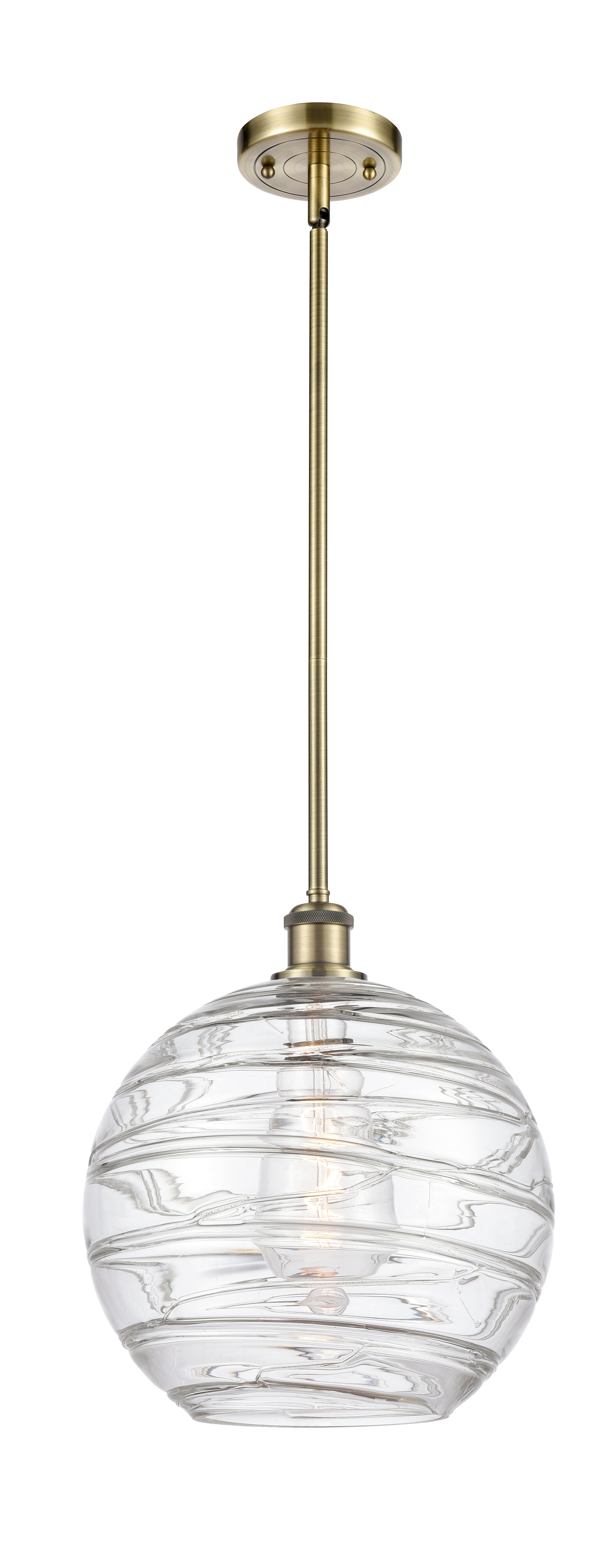 Ballston Mini Pendant Antique Brass Finish