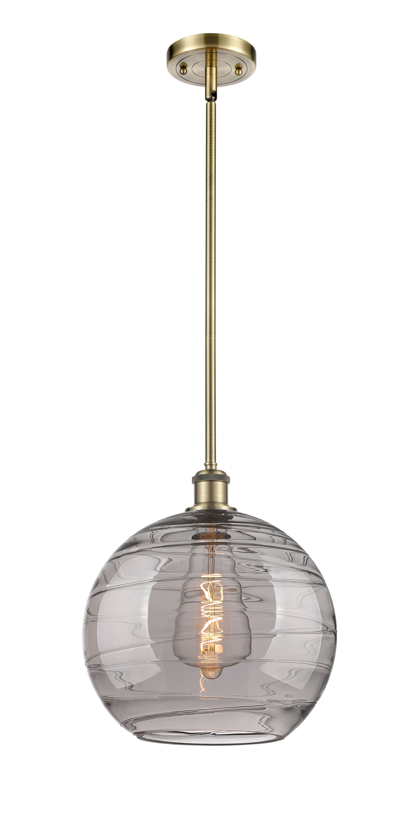 Ballston Mini Pendant Antique Brass Finish