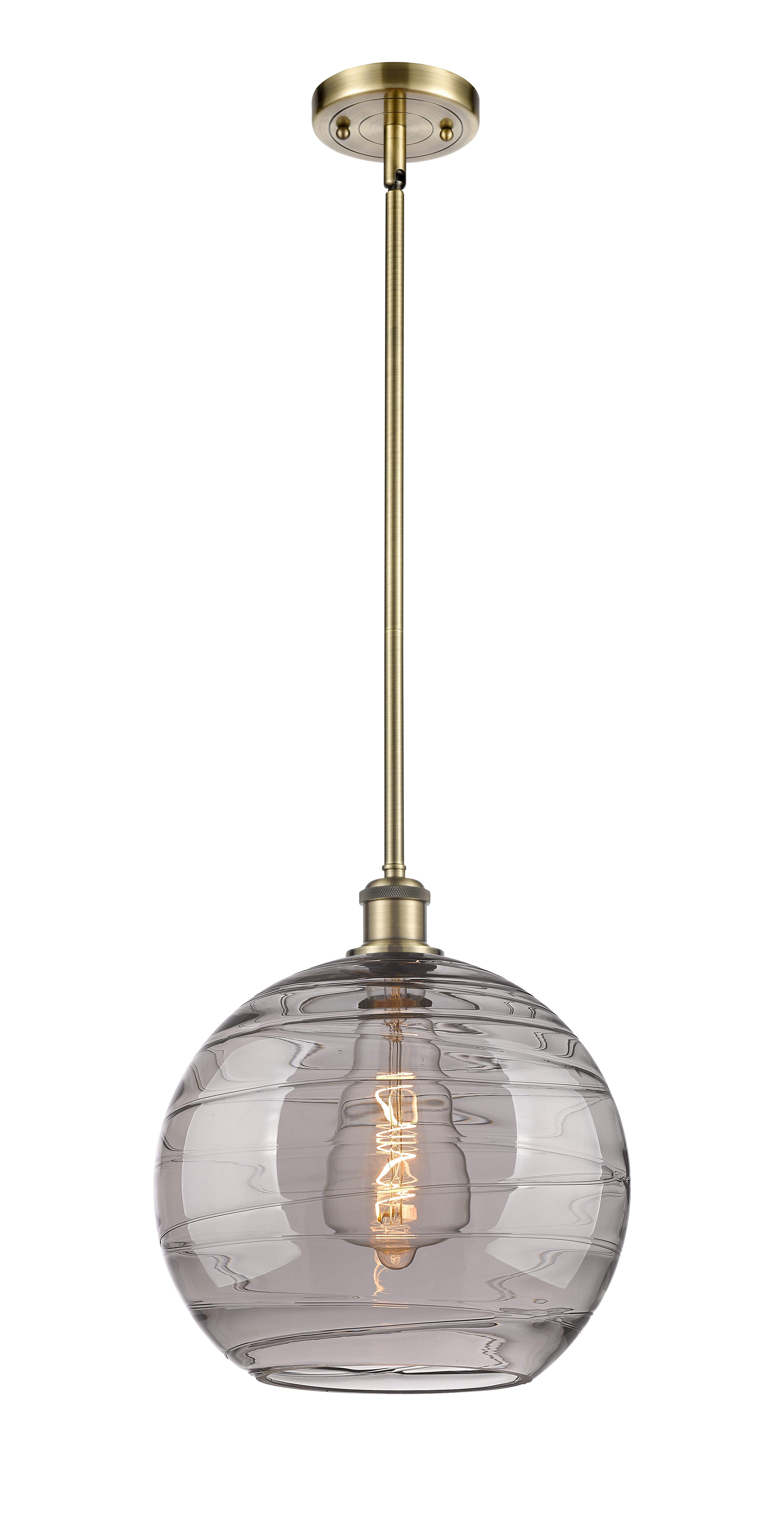 Ballston Mini Pendant Antique Brass Finish
