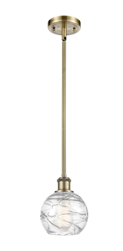Ballston Mini Pendant Antique Brass Finish
