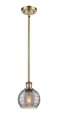 Ballston Mini Pendant Antique Brass Finish