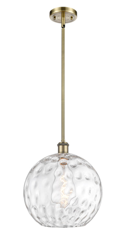 Ballston Mini Pendant Antique Brass Glass