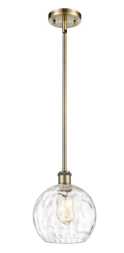 Ballston Mini Pendant Antique Brass Glass