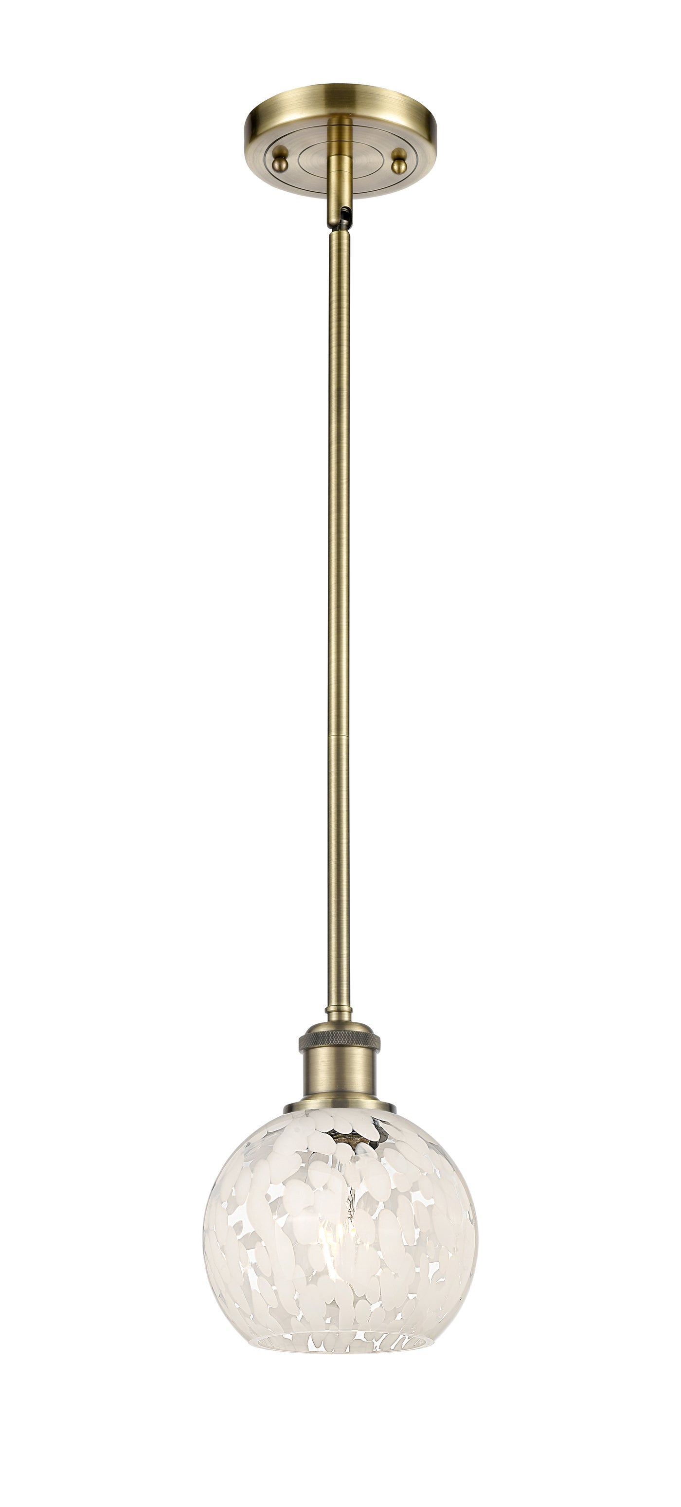 Ballston Mini Pendant Cast Brass 6 Inch