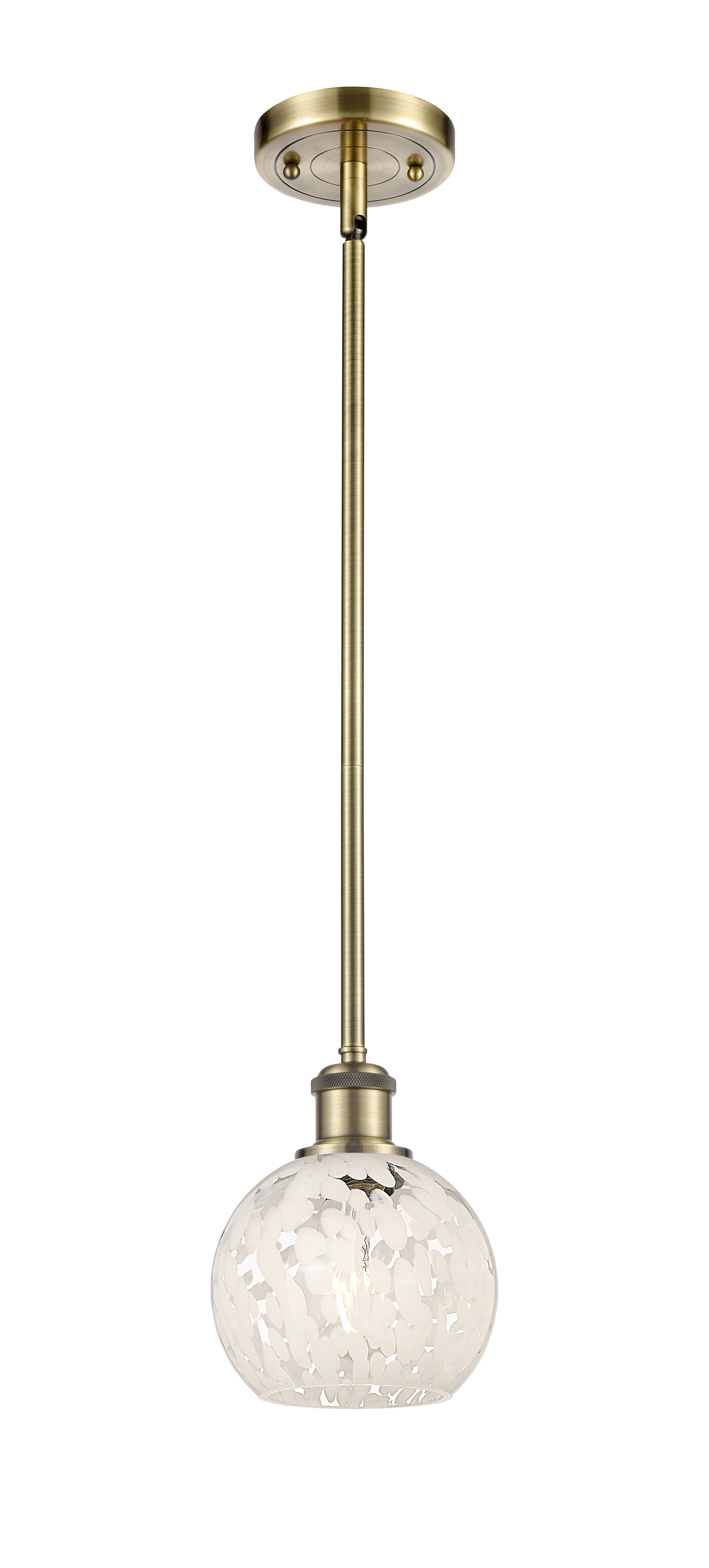 Ballston Mini Pendant Cast Brass 6 Inch
