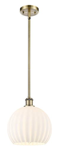 Ballston Mini Pendant Antique Brass Finish