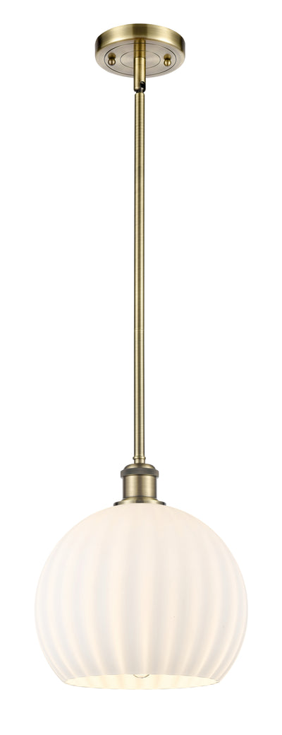 Ballston Mini Pendant Antique Brass Finish
