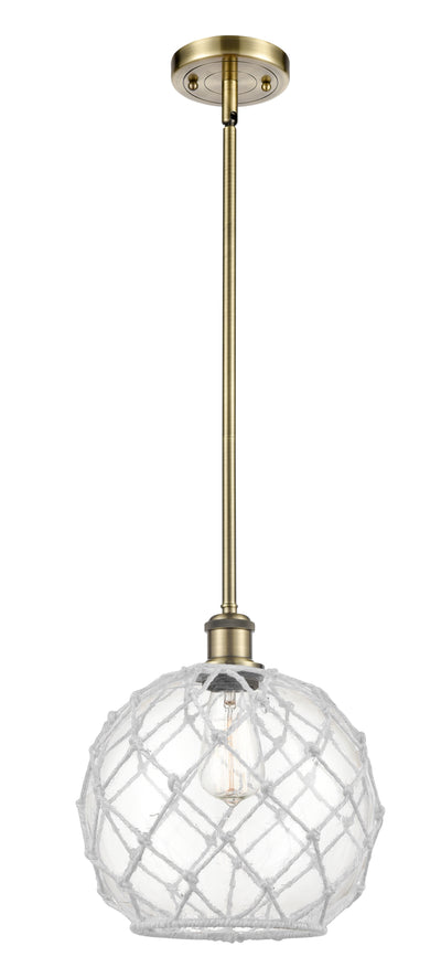 Ballston Mini Pendant Antique Brass Finish