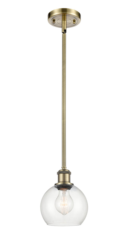 Ballston Mini Pendant Brass Antique Finish