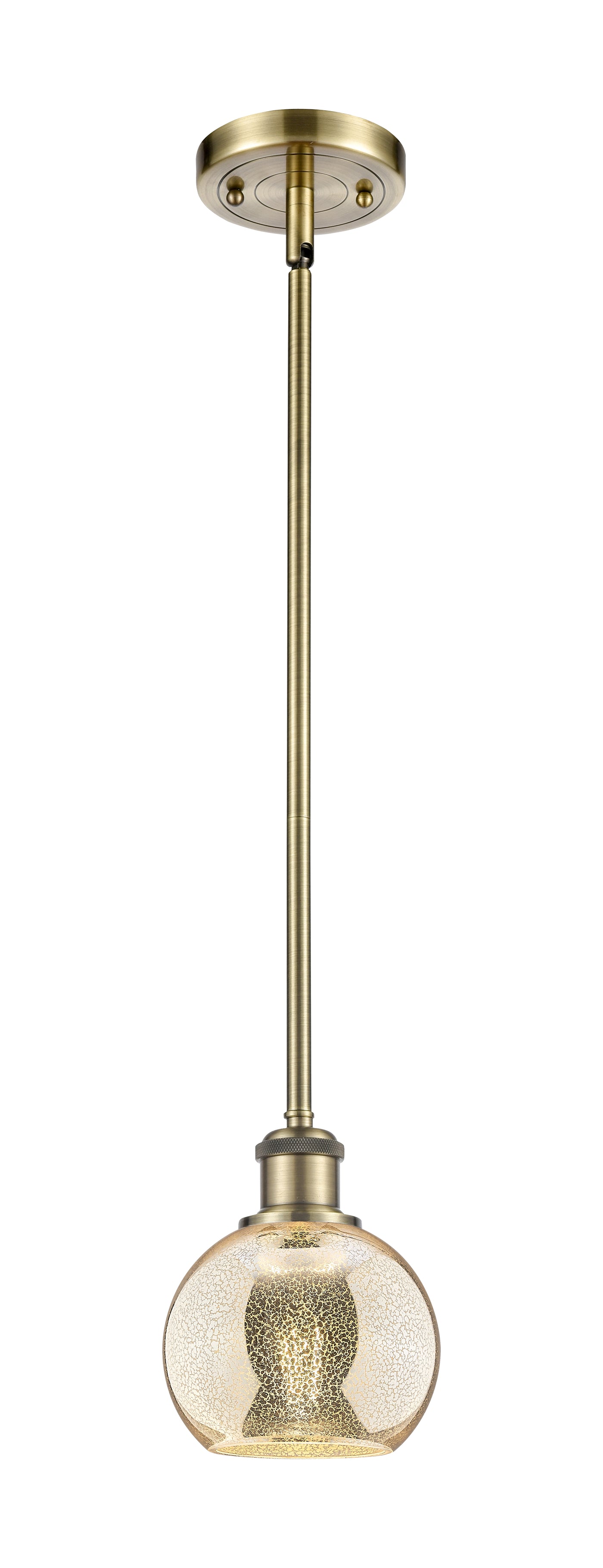 Ballston Mini Pendant Brass Antique Finish