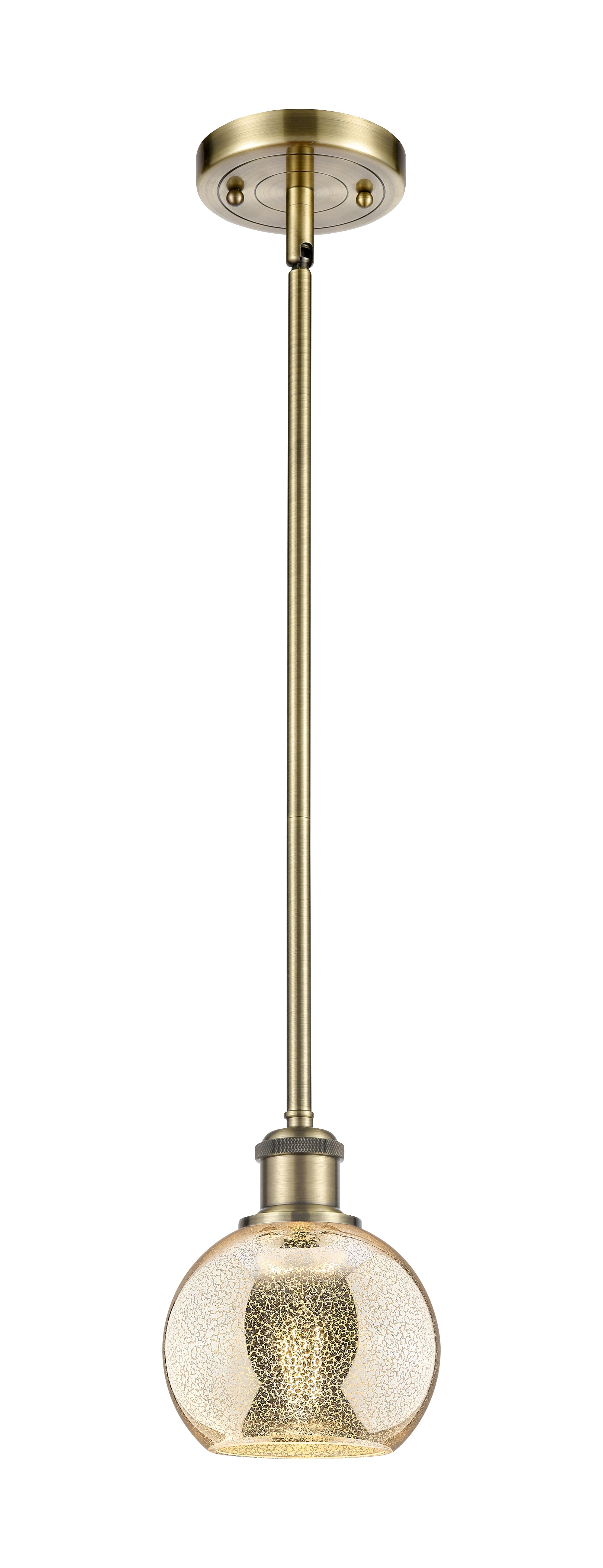 Ballston Mini Pendant Brass Antique Finish