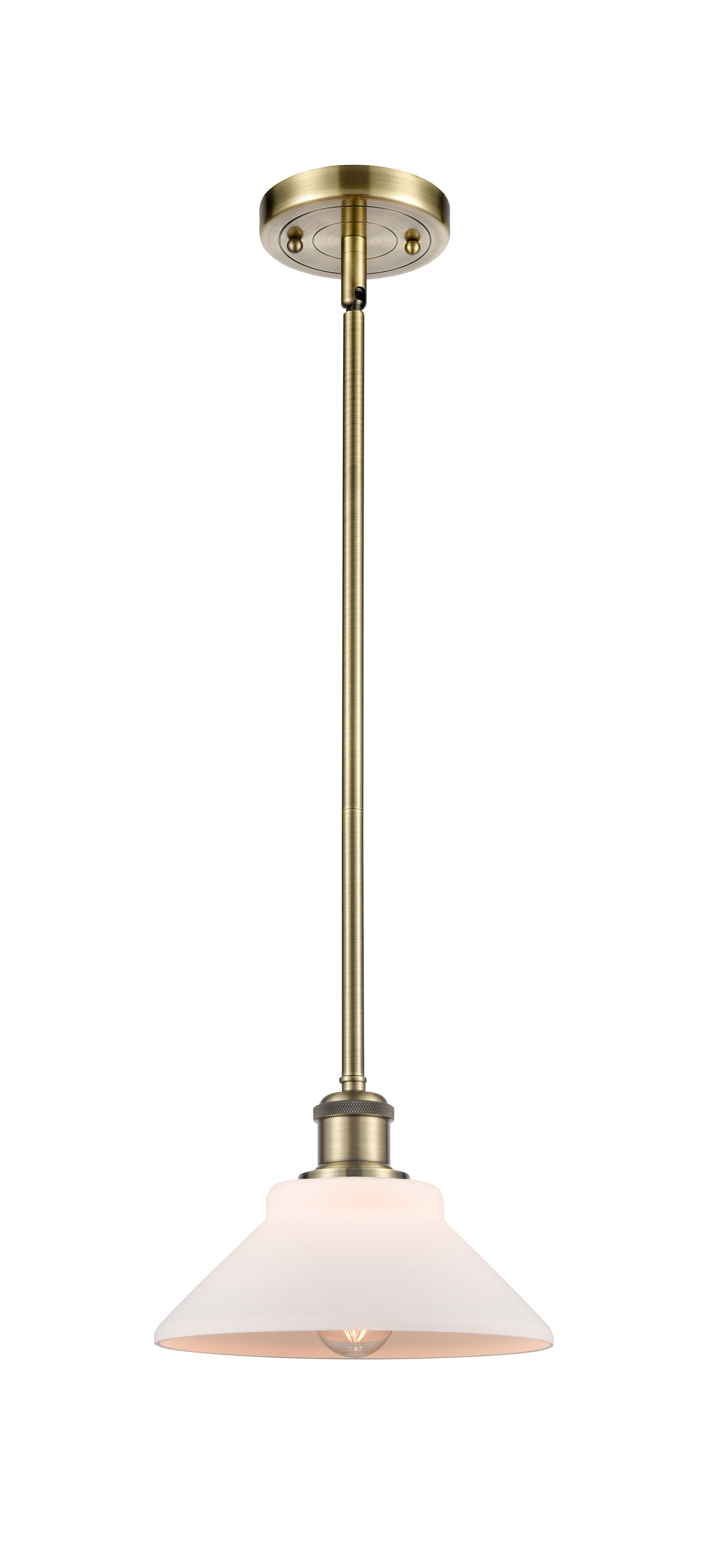 Ballston Mini Pendant Antique Brass Cast