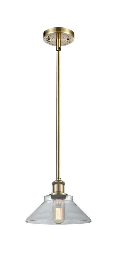 Ballston Mini Pendant Antique Brass Finish
