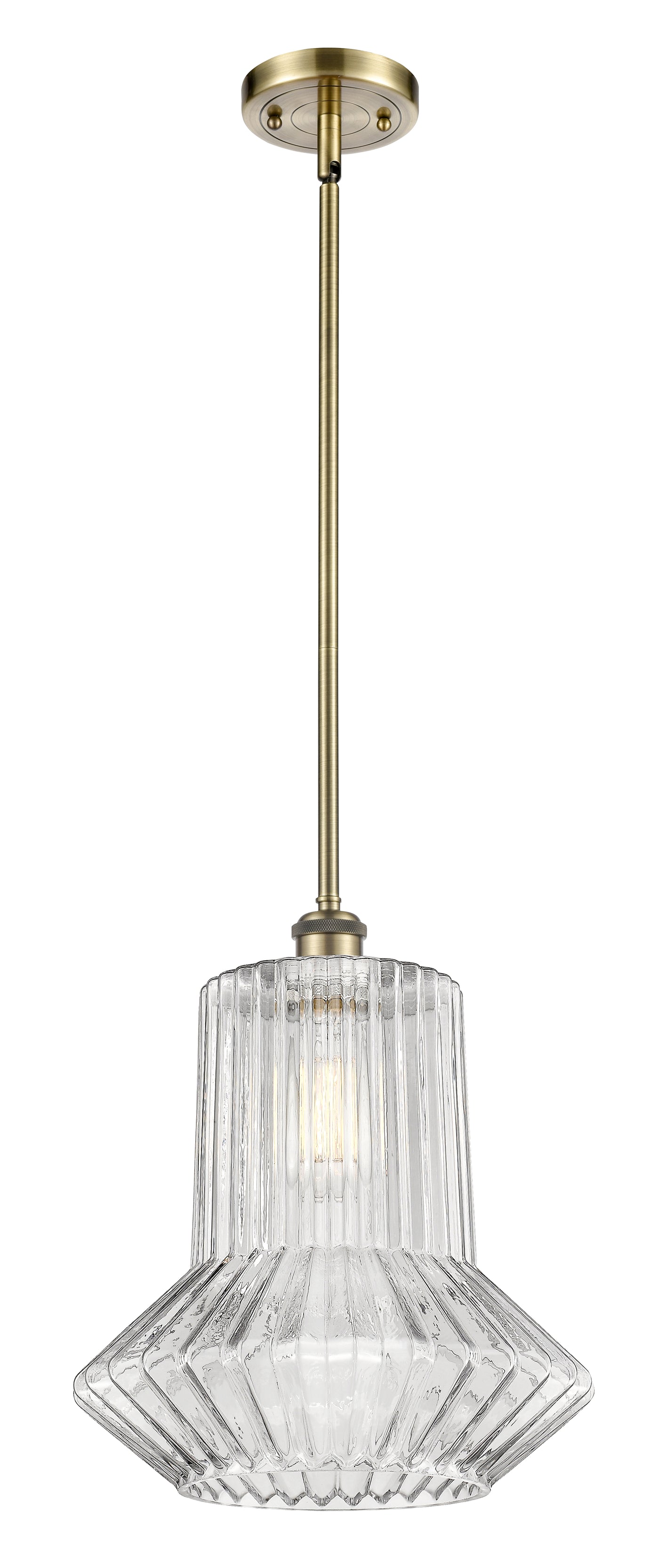 Ballston Mini Pendant Antique Brass Finish