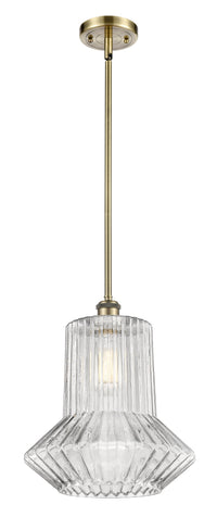Ballston Mini Pendant Antique Brass Finish