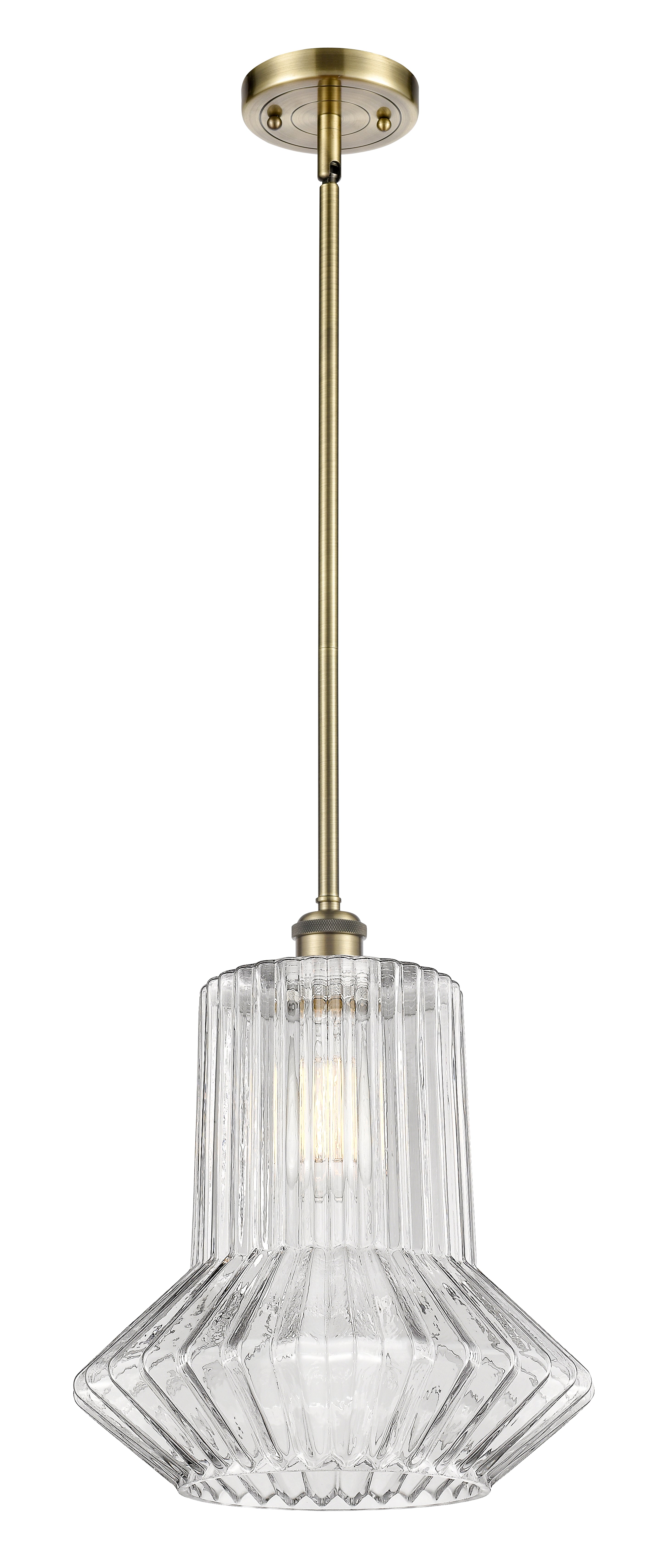 Ballston Mini Pendant Antique Brass Finish