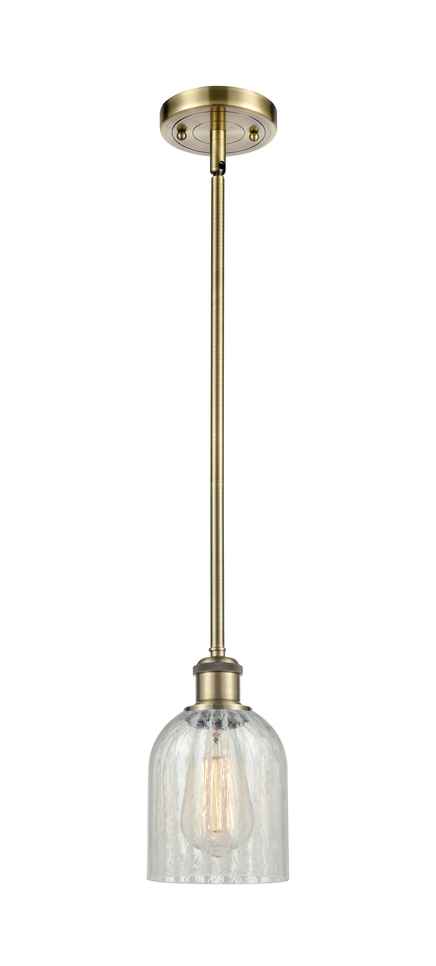 Ballston Mini Pendant Cast Brass 5 Inch
