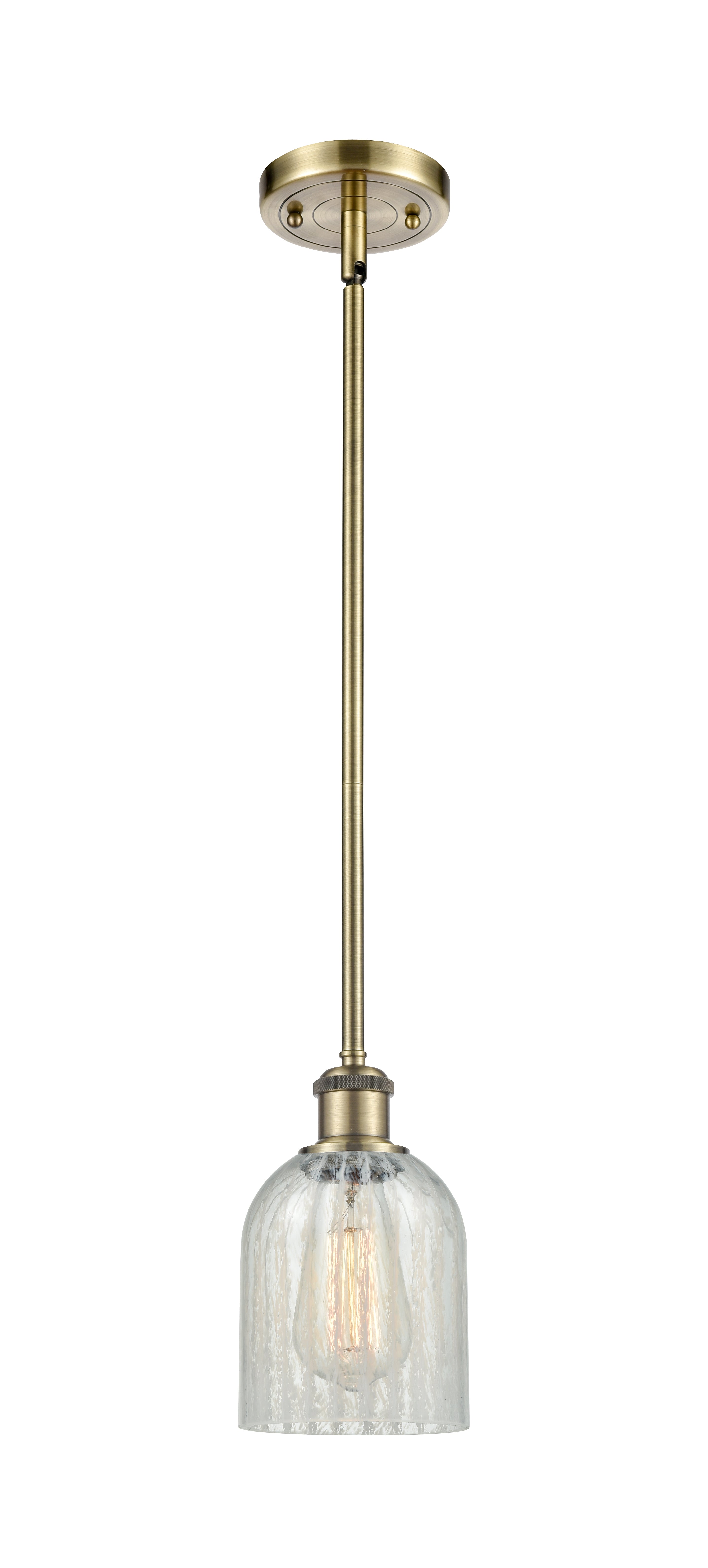 Ballston Mini Pendant Cast Brass 5 Inch